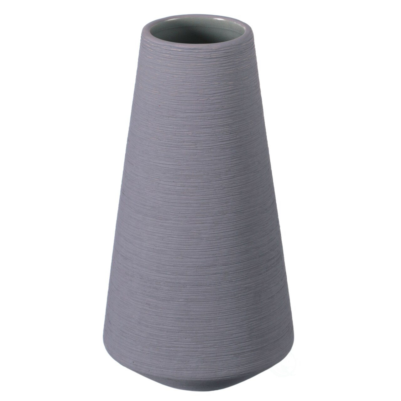 Ceramic Round Cone Table Vase Modern Centerpiece For Flowers And Filler